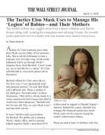 The Tactics Elon Musk Uses to Manage His ‘Legion’ of Babies—and Their Mothers